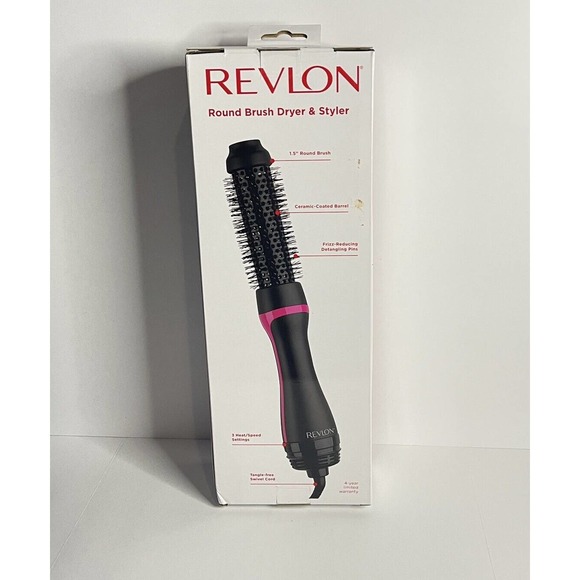 Revlon One Step Root Booster Round Brush Dryer - Fight Frizz (1-1/2 in) - Picture 2 of 9